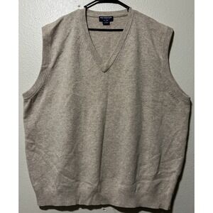 Men's Vest Rochester Size 4XT 100% Lambs Wool Sweater Pullover Vest SW110